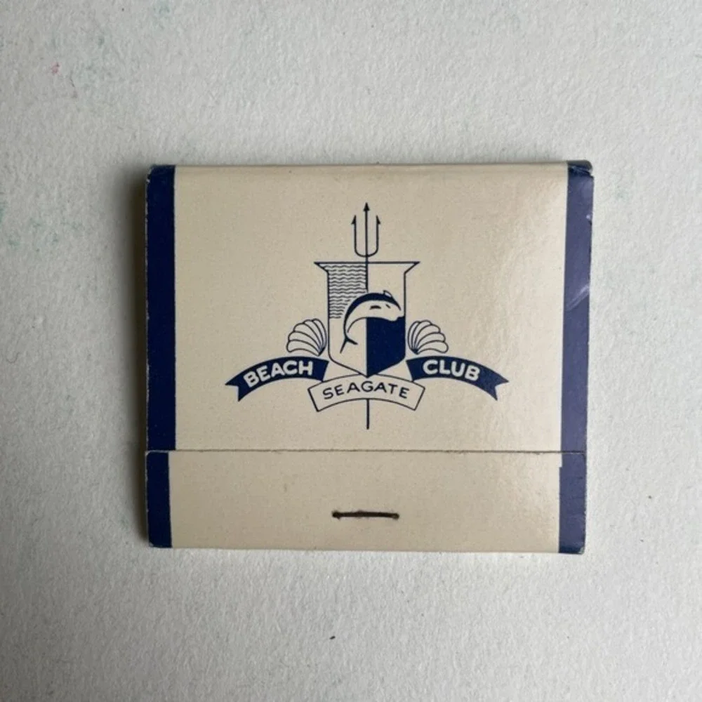 Vintage Matchbook Collectible Ephemera Delray Beach Florida Seagate club